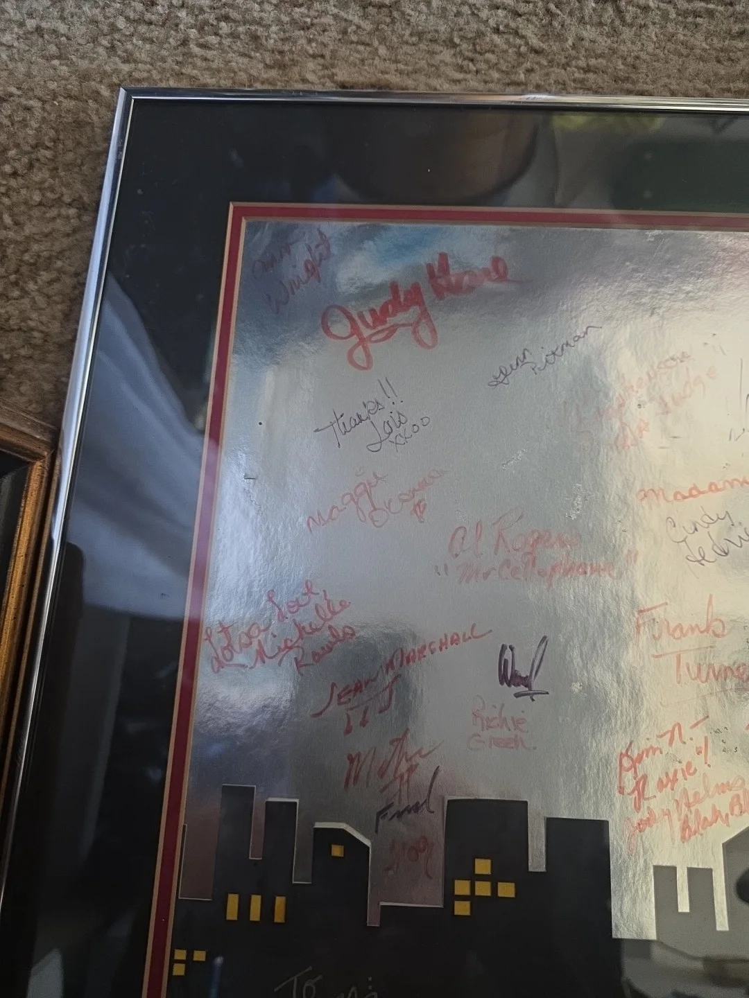 Chicago The Musical Framed Signed by Smithfield Little Theatre Autographed, изображение 3