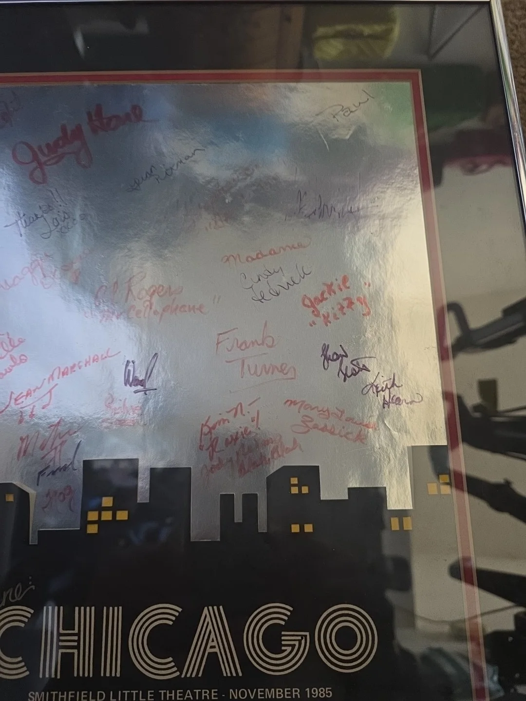 Chicago The Musical Framed Signed by Smithfield Little Theatre Autographed, изображение 4