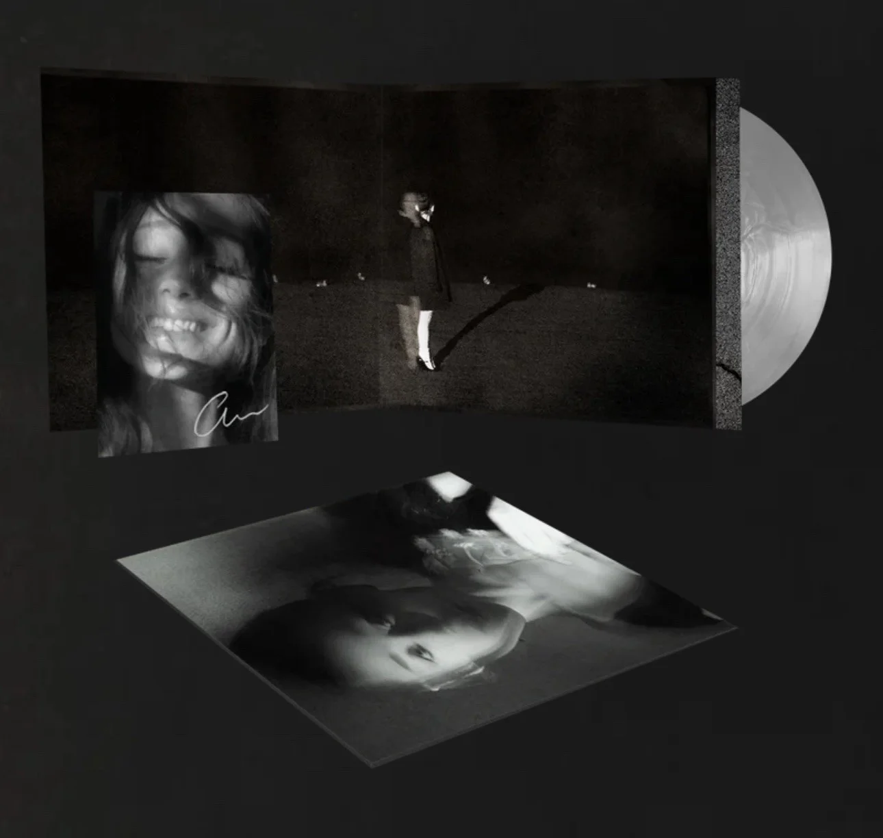 Ariana Grande Petal SIGNED Vinyl Translucent Pearly White LP PREORDER, image 2