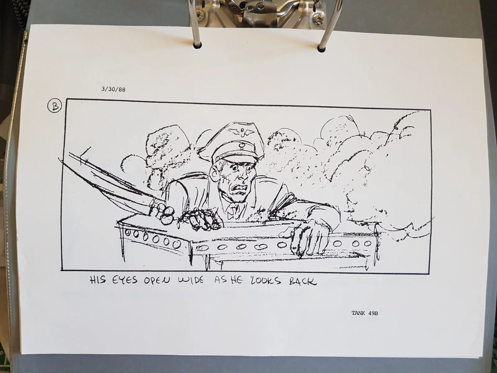 Indiana Jones and the Last Crusade Original 16 Storyboards (Tank ) Harrison Ford, изображение 4