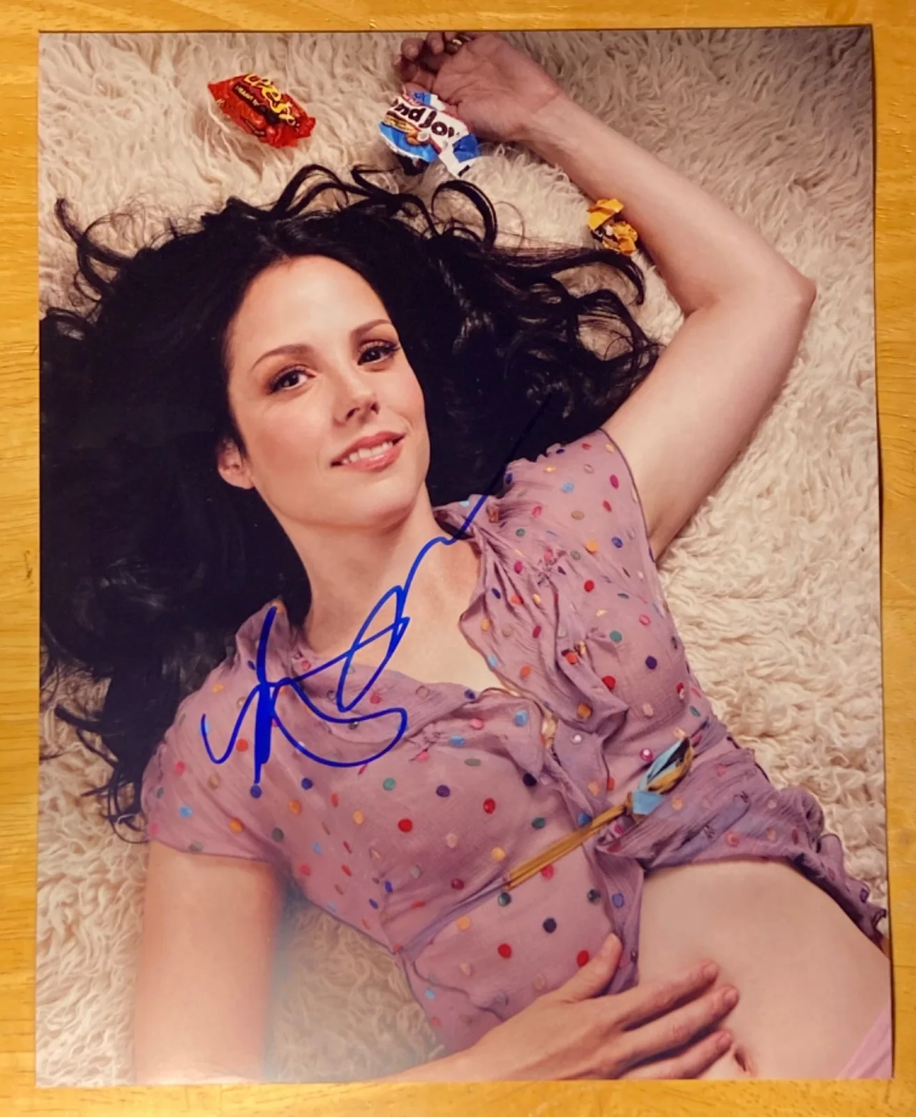 Hand SIGNED Mary Louise Parker 8x10 Photo - Nancy Botwin WEEDS, etc, изображение 2