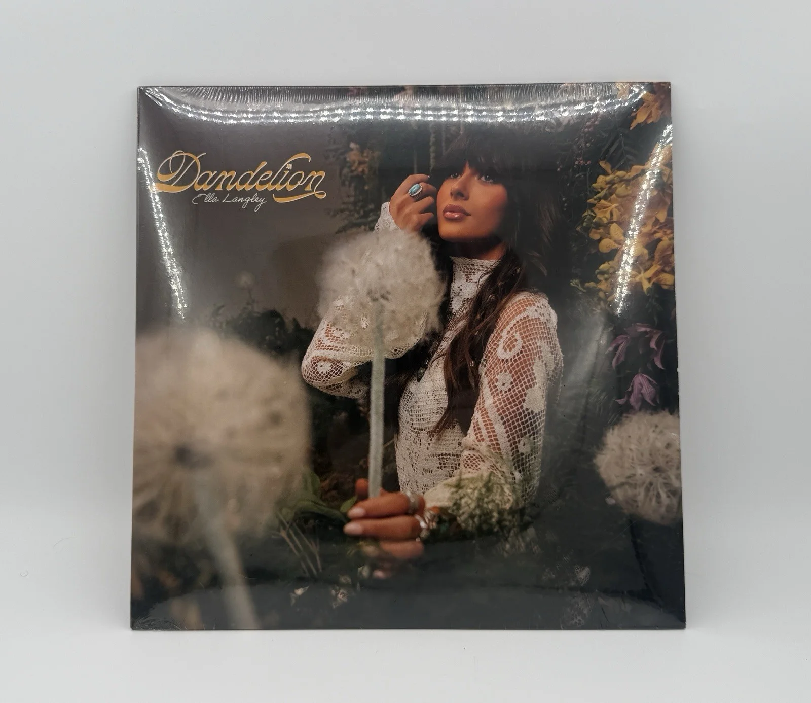 Ella Langley — Ella Langley Dandelion 2LP Limited Edition Honey Bee Yellow Signed Vinyl Record