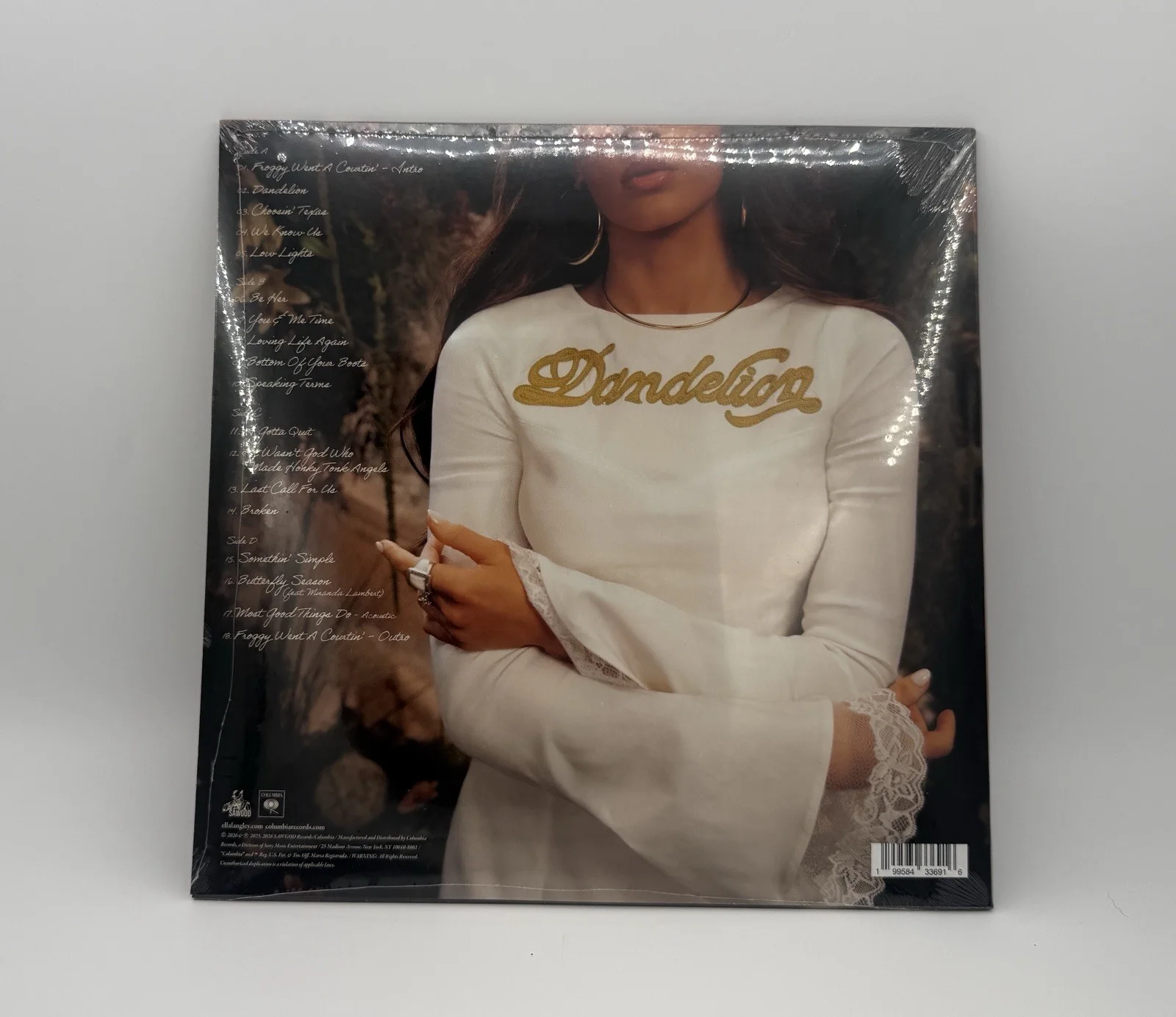 Ella Langley — Ella Langley Dandelion 2LP Limited Edition Honey Bee Yellow Signed Vinyl Record, изображение 2