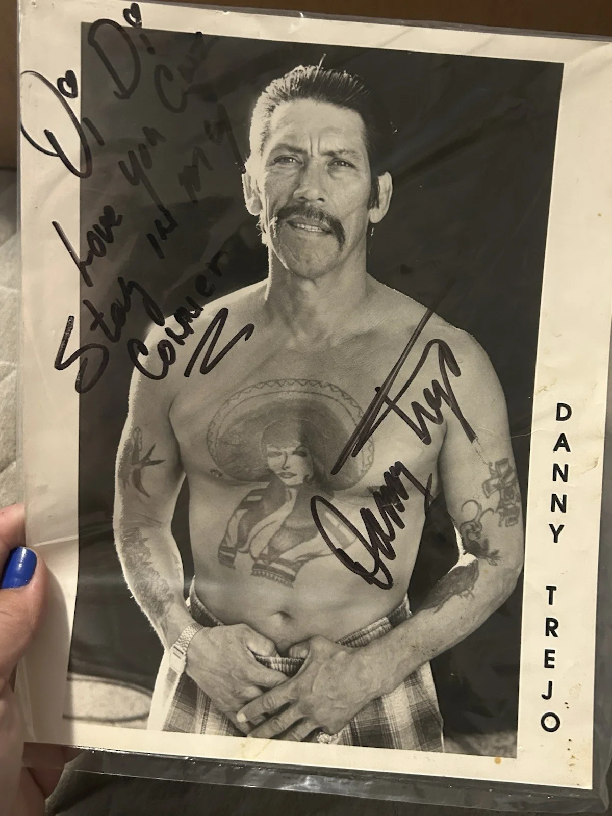 Danny Trejo — Danny Trejo Signed Photograph, image 4