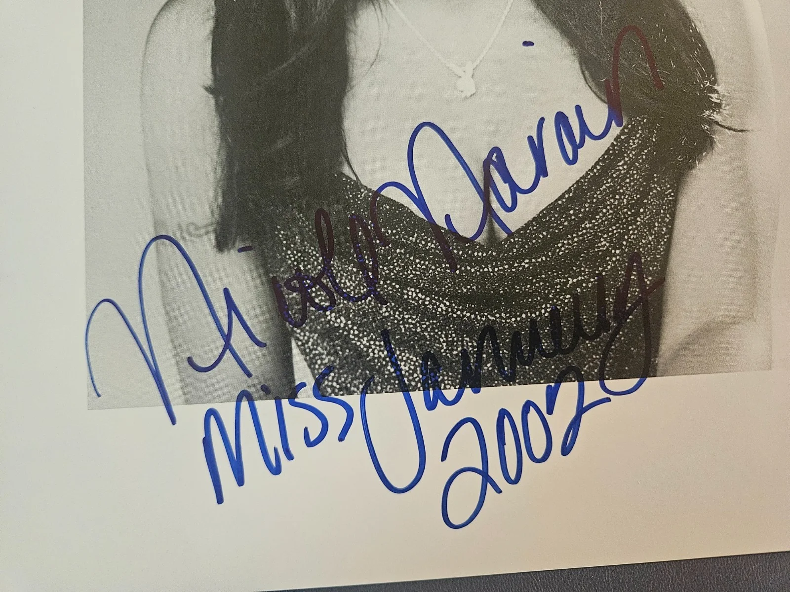 NICOLE NARAIN Playboy Playmate Miss January 2002 Signed Autographed 8x10 Photo, изображение 2
