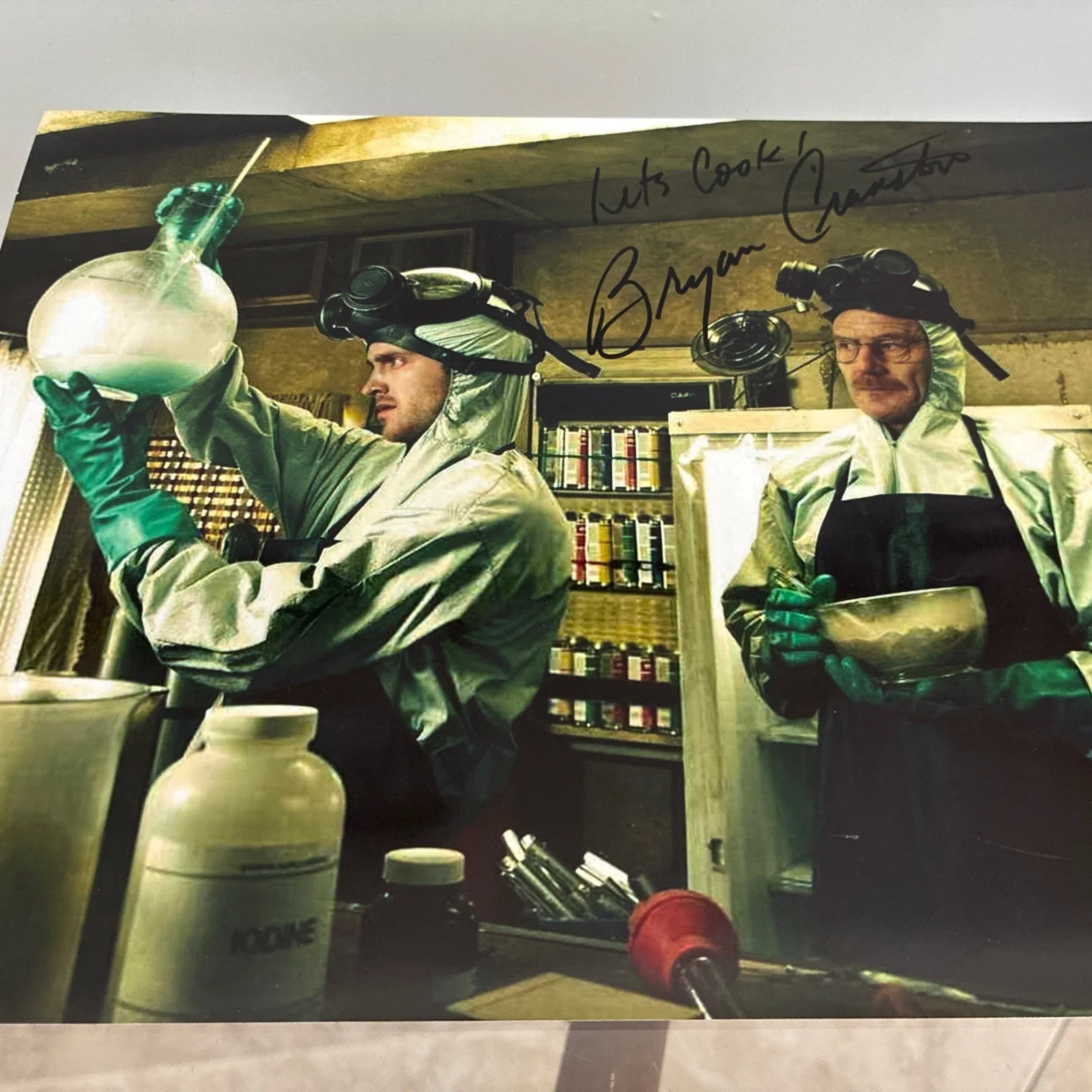 Bryan Cranston — Bryan Cranston BREAKING BAD “Let’s Cook!” Autographed Signed 8x10, image 3