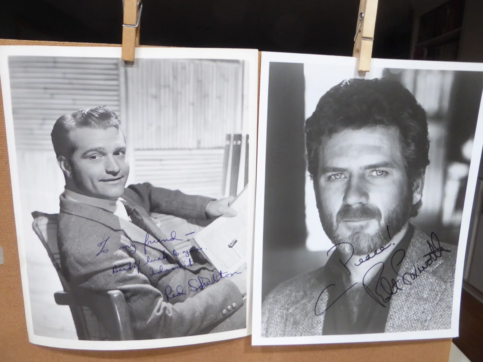 Vintage TV Movie Star Signed Photos lot of 24 Paul Newman Willie Nelson Burns, изображение 5