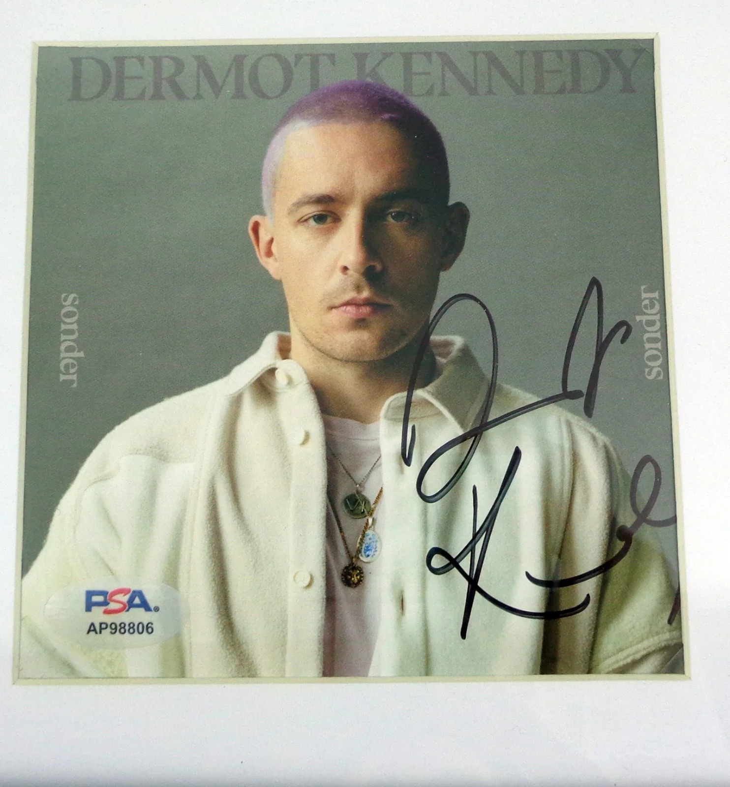 Dermot Kennedy — Dermot Kennedy Signed Autograph Sonder CD Framed PSA/DNA COA, image 2