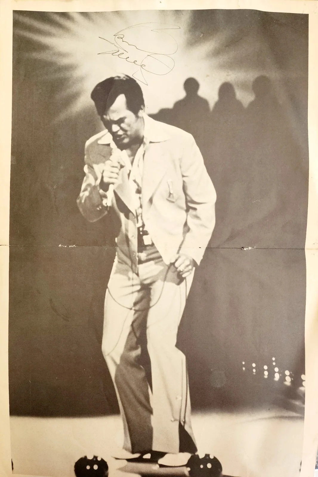 1975 Conway Twitty SIGNED Tour Booklet Mickey Gilley 4 Autographs w/ Poster DWR5, image 4