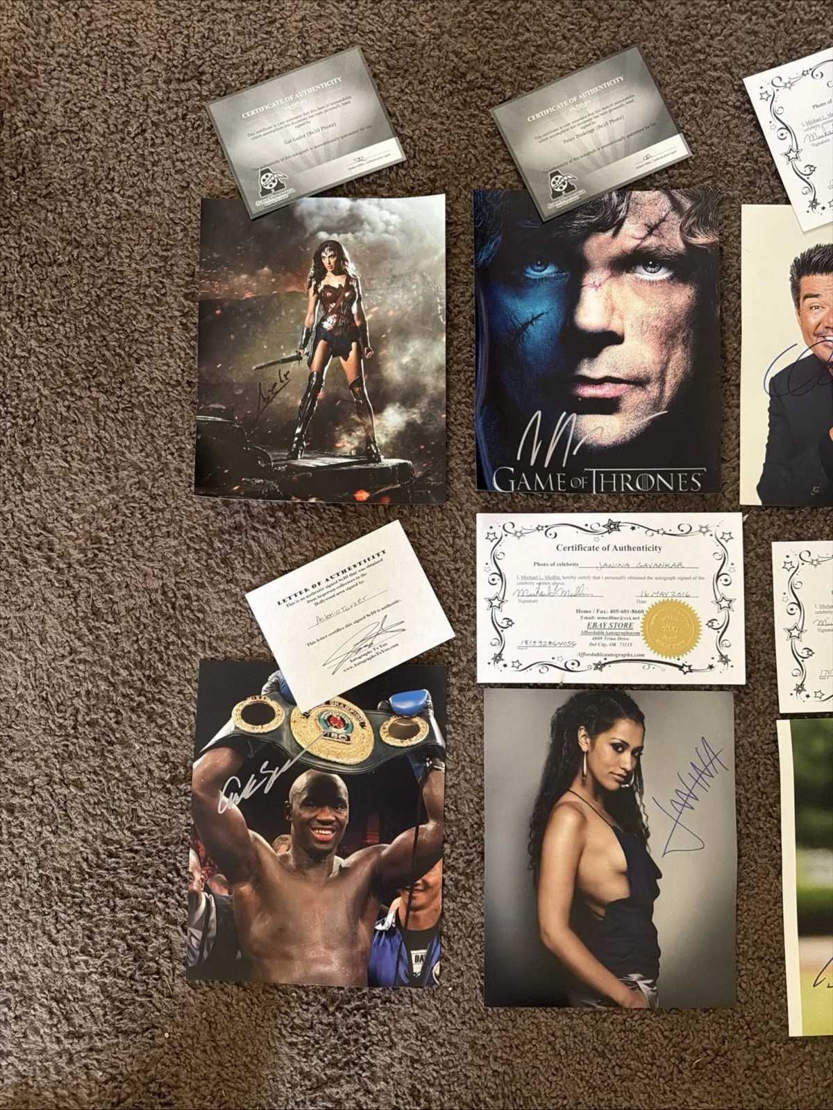 Celebrity Autographs Hand Signed Movies, TV, Music, Celebrity Signed Lot, изображение 2