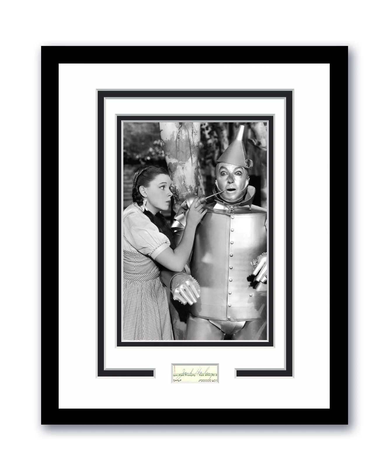 Jack Haley — Wizard of Oz Tin Man Jack Haley Autographed Signed 11x14 Framed Photo ACOA
