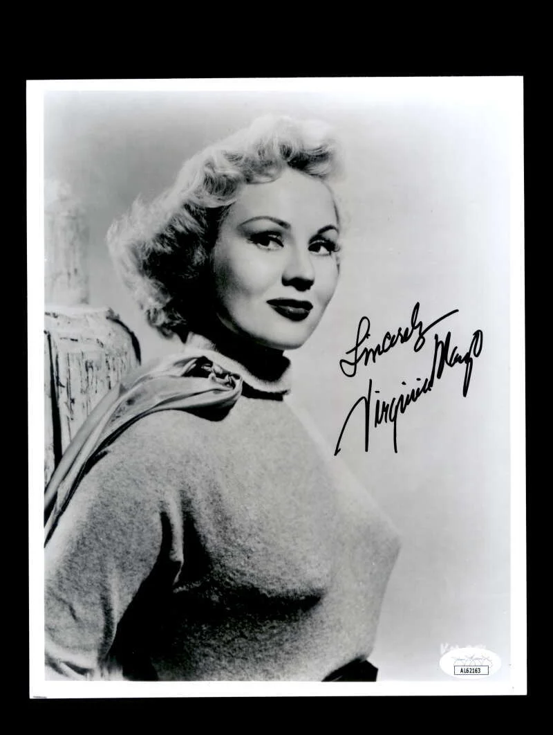 Virgina Mayo — Virgina Mayo JSA Cert Signed 8x10 Photo Autograph
