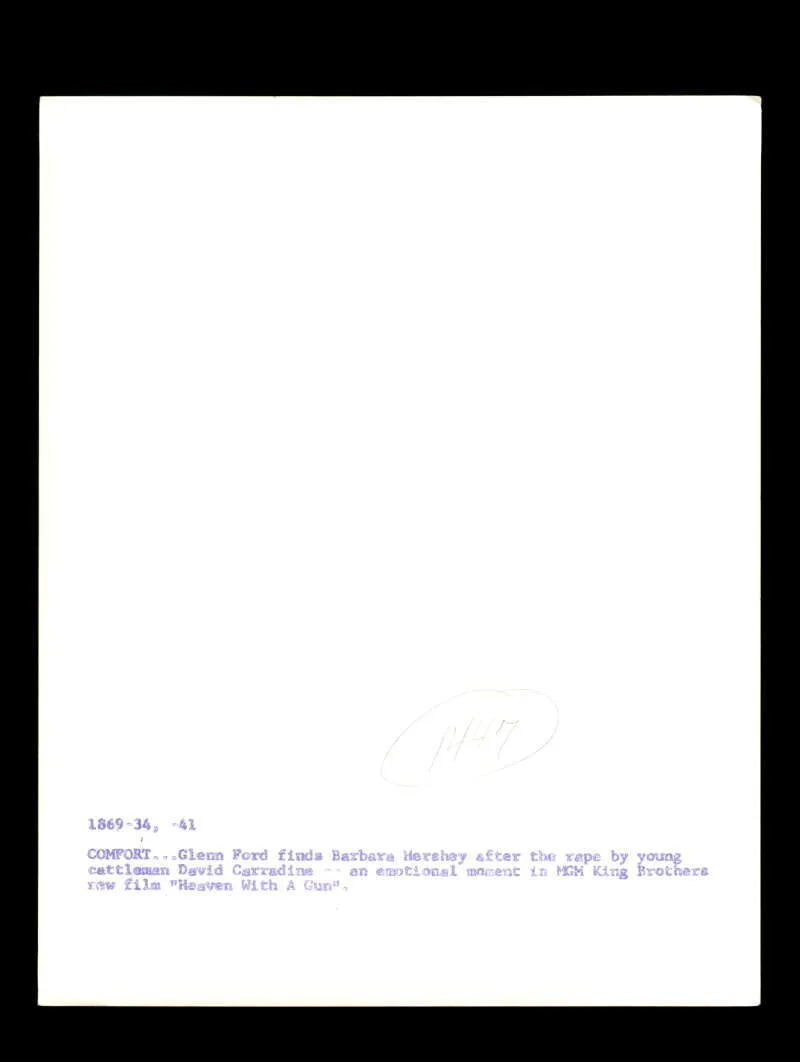 Glenn Ford — Glenn Ford JSA Cert Signed 8x10 Photo Autographed, image 2