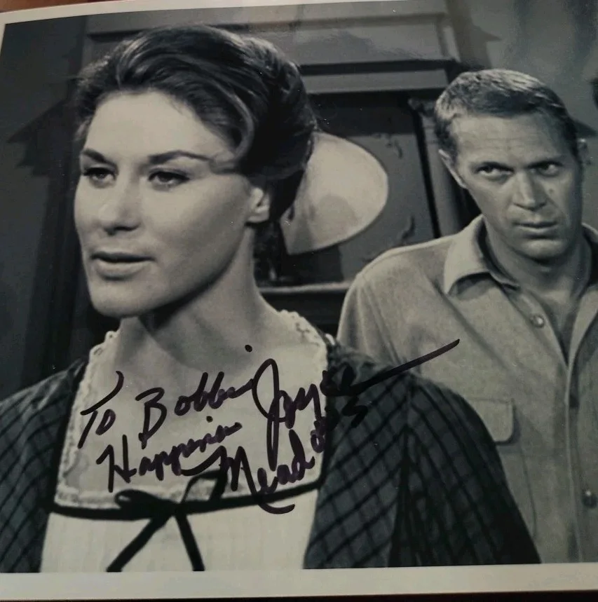 Joyce Meadows — VINTAGE Steve McQueen Wanted Dead or Alive Signed Photo JOYCE MEADOWS To Bobbi, image 4