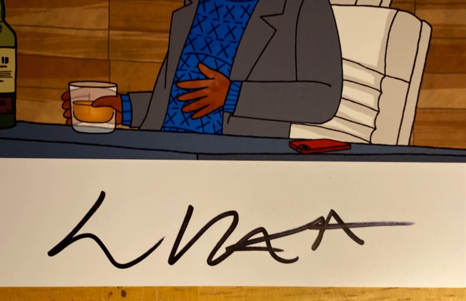 Hand SIGNED Will Arnett 11x8.5 Photo - Bo Jack Horseman (TV Series Comedy/Drama), изображение 3