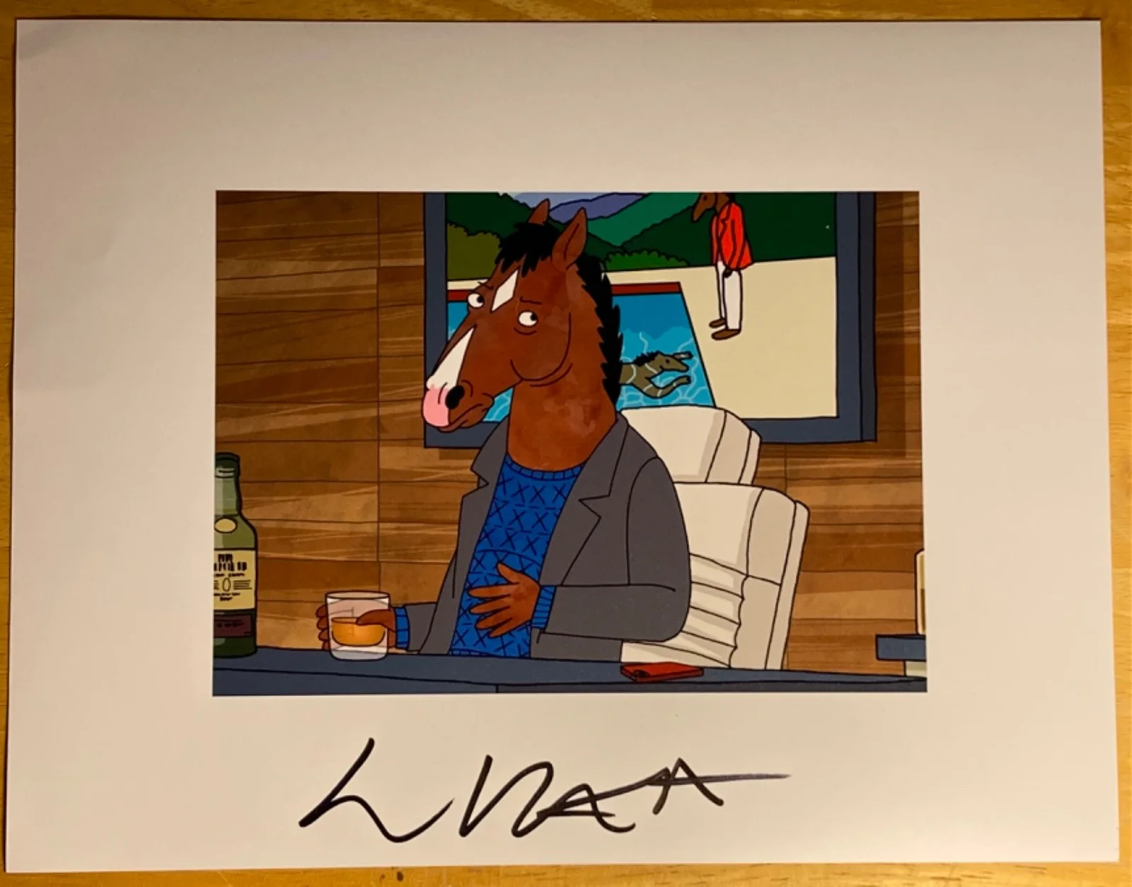 Hand SIGNED Will Arnett 11x8.5 Photo - Bo Jack Horseman (TV Series Comedy/Drama), изображение 4
