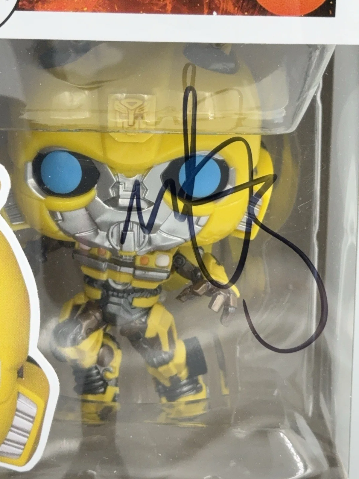 Mark Wahlberg — MARK WAHLBERG Signed Bumblebee Transformer Funko Pop #1373 Swau Coa s78478, изображение 2