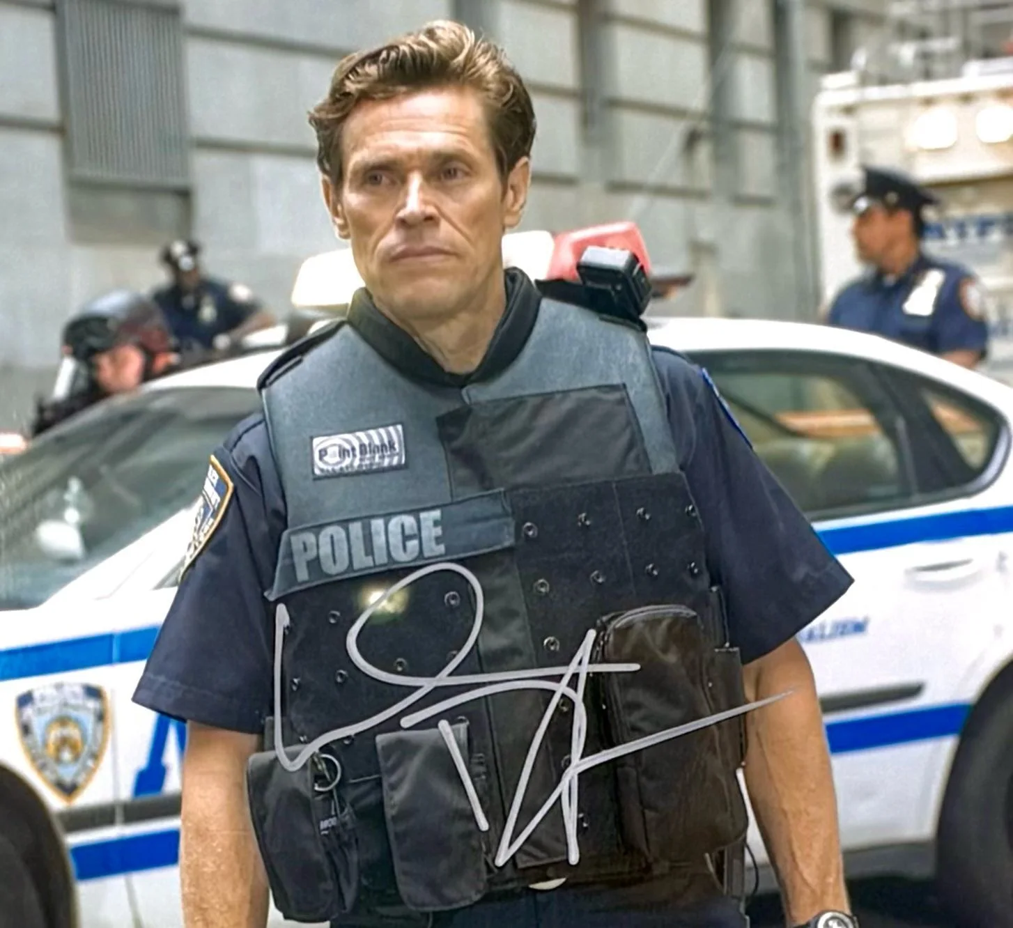 Willem Dafoe Signed Photo Framed & SWAU COA Inside Man Poster Autograph Auto, изображение 5