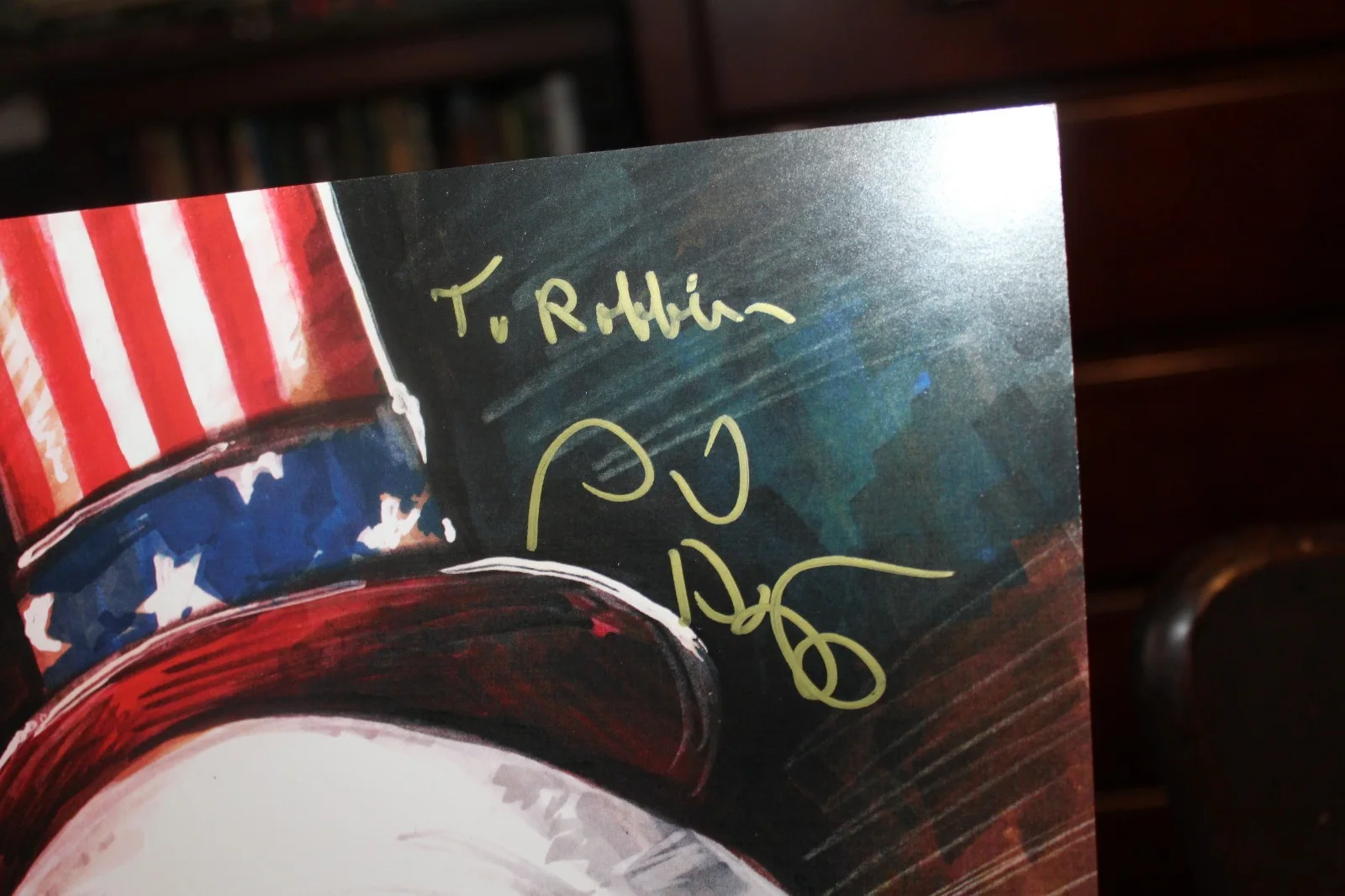 2013 Sid Haig Signed Autographed 11x17 Print Captain Spaulding Inscribed, image 2