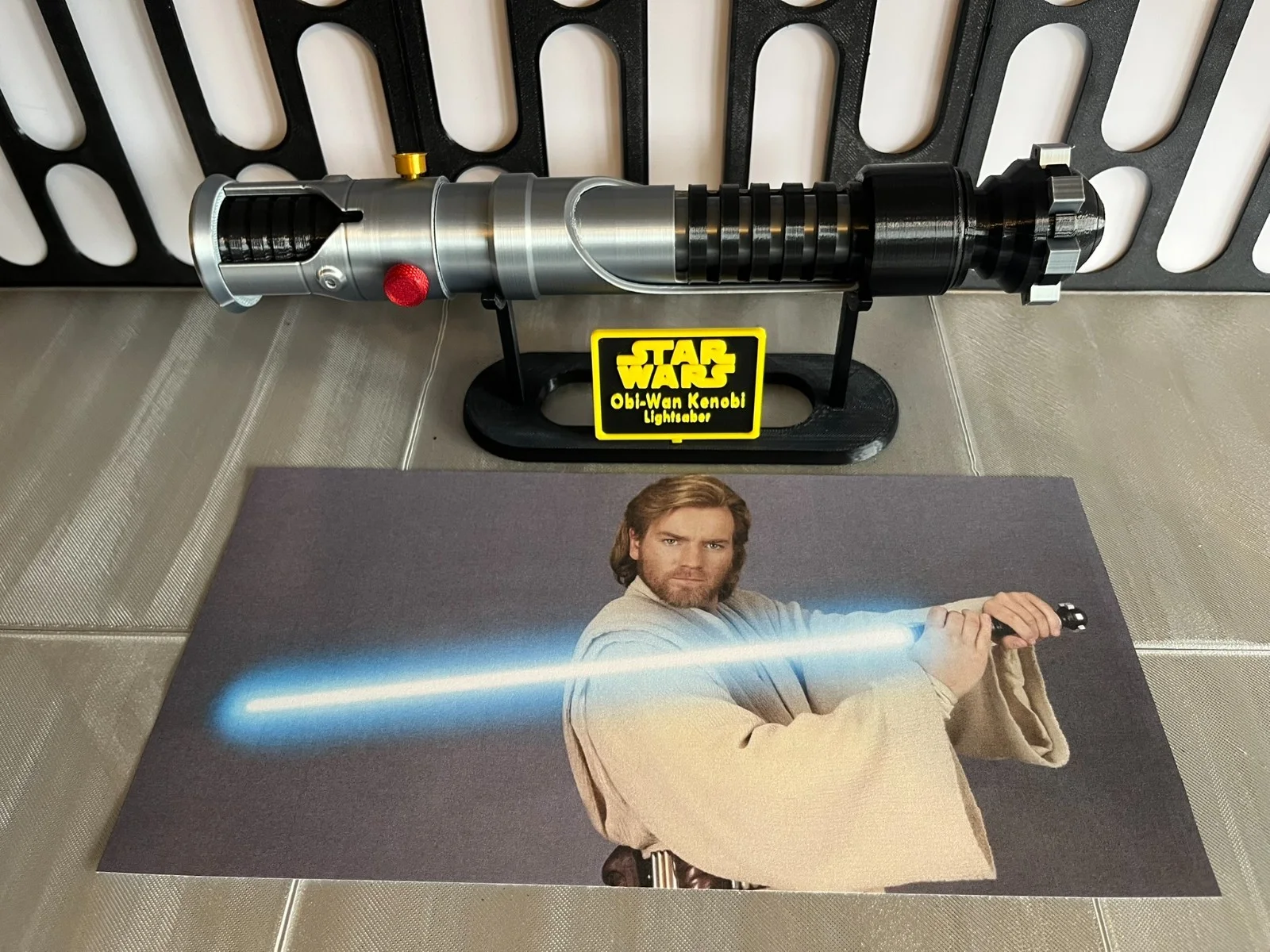 Star Wars Sty1e 1:1 Scale - 3D Printed Obi-Wan Kenobi's 1st Lightsaber Hilt, изображение 3
