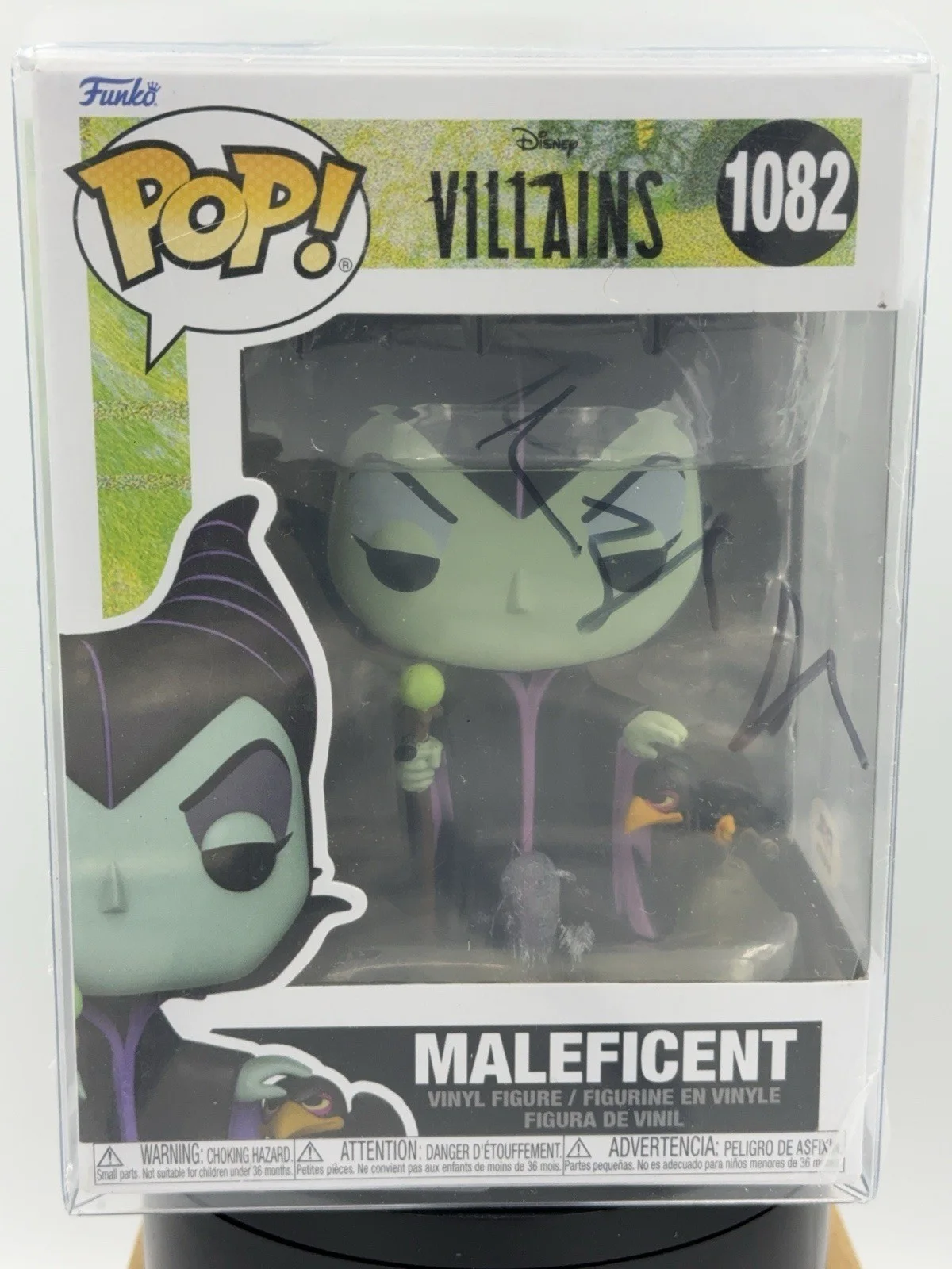Angelina Jolie — Angelina Jolie signed Disney Maleficent Funko Pop! 1082 auto ~ PSA Certified