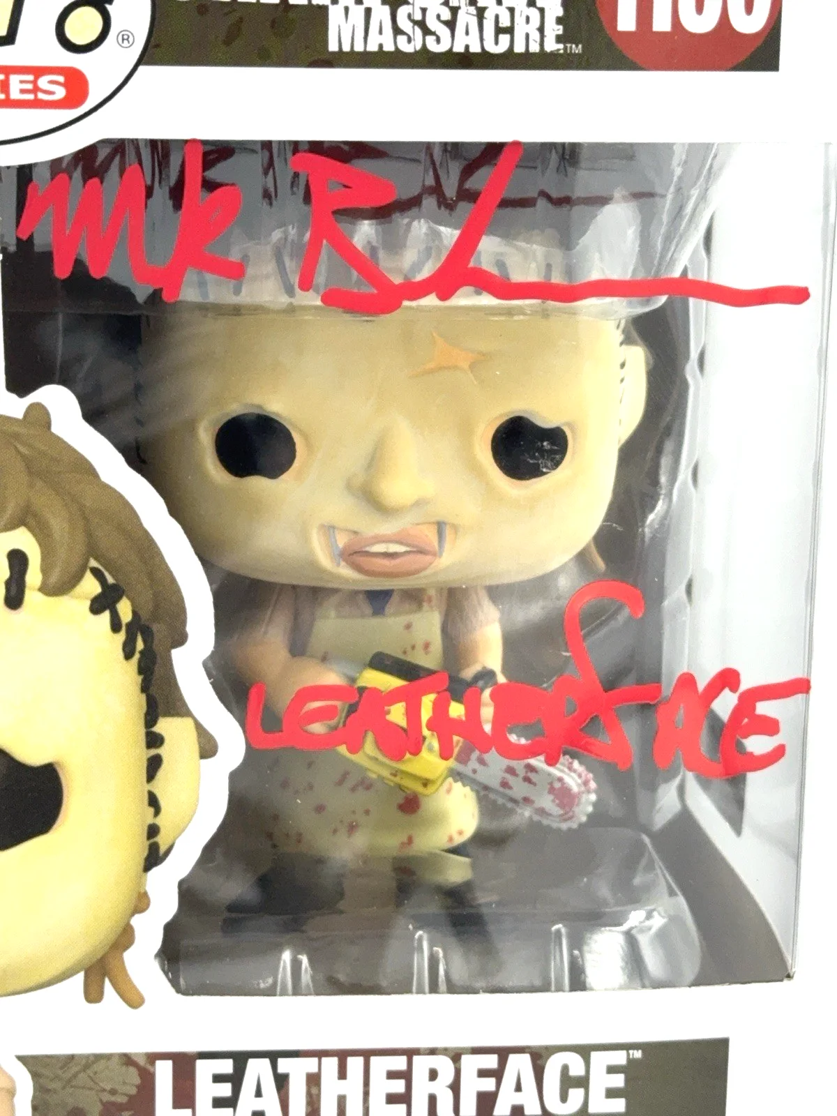 Mark Burnham — Mark Burnham Signed "The Texas Chainsaw Massacre" 1150 Leatherface coa PA307865, image 2