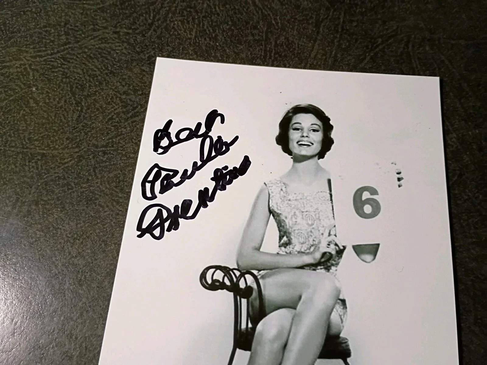 PAULA PRENTISS Hand Signed Autograph 4X6 Photo /ACTRESS- WORLD OF HENRY ORIENT, изображение 2