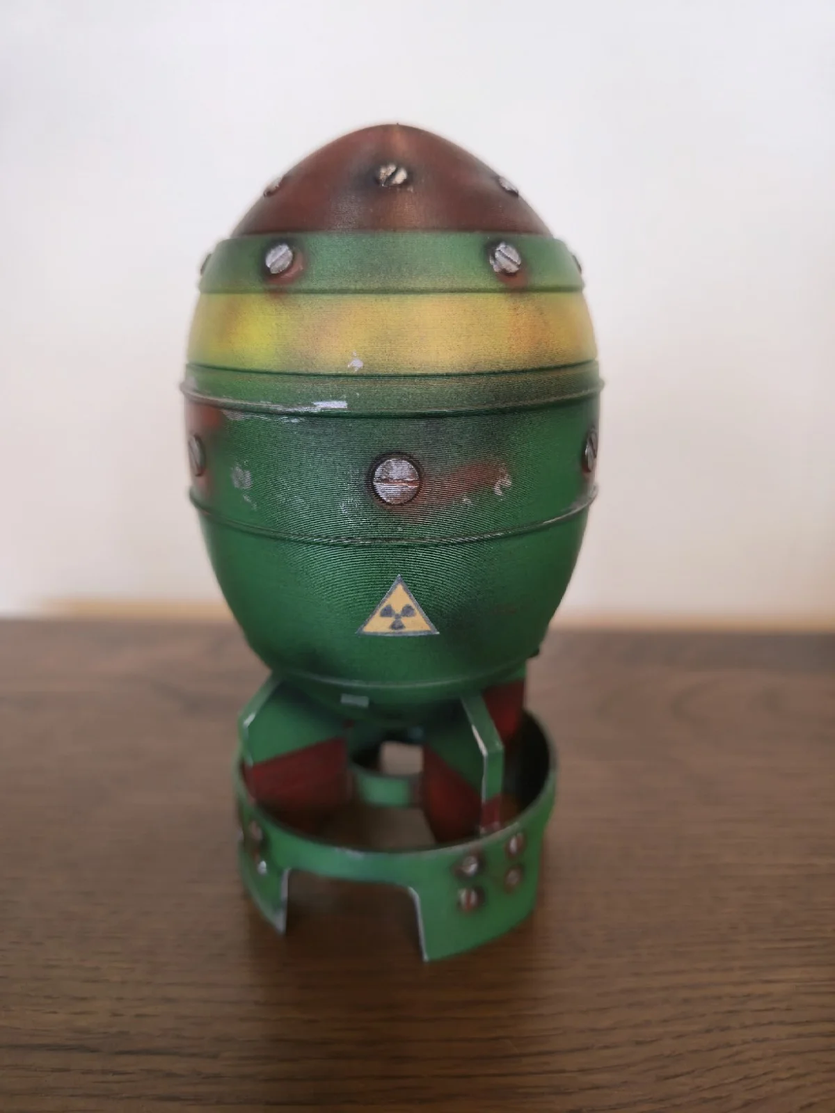 Fallout - Replica Mini Nuke - 1/2 Scale - Weathered - Custom 3D Print, image 3