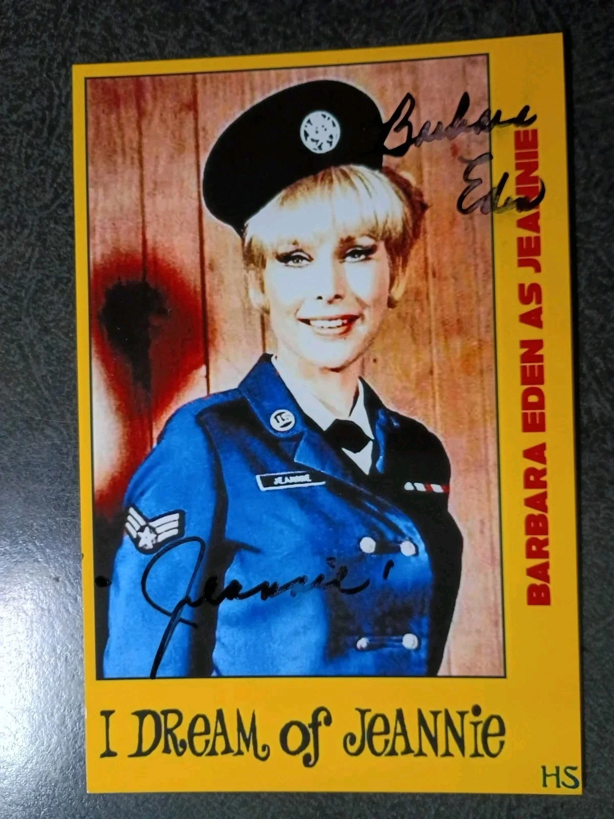 BARBARA EDEN As JEANNIE — BARBARA EDEN As JEANNIE Hand Signed Autograph 4X6 Photo - I DREAM OF JEANNIE