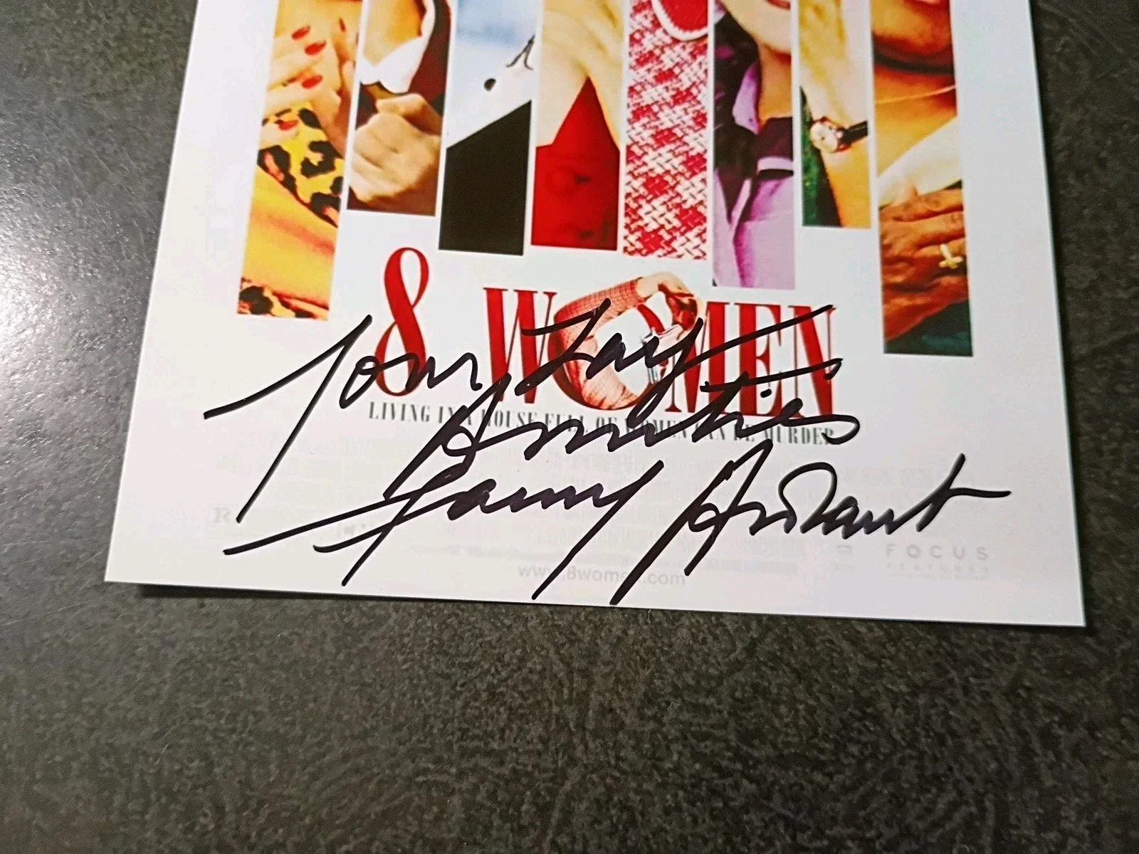 FANNY ARDANT — FANNY ARDANT Hand Signed Autograph 4X6 Photo - BEAUTIFUL ACTRESS - 8 WOMEN, изображение 2
