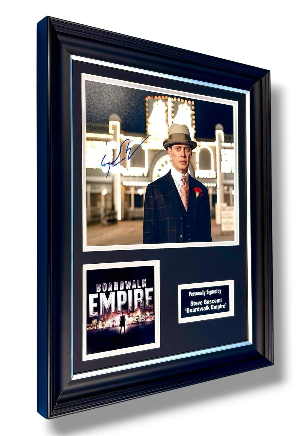Steve Buscemi Signed Photo Framed & SWAU COA Boardwalk Empire Poster Auto, image 2
