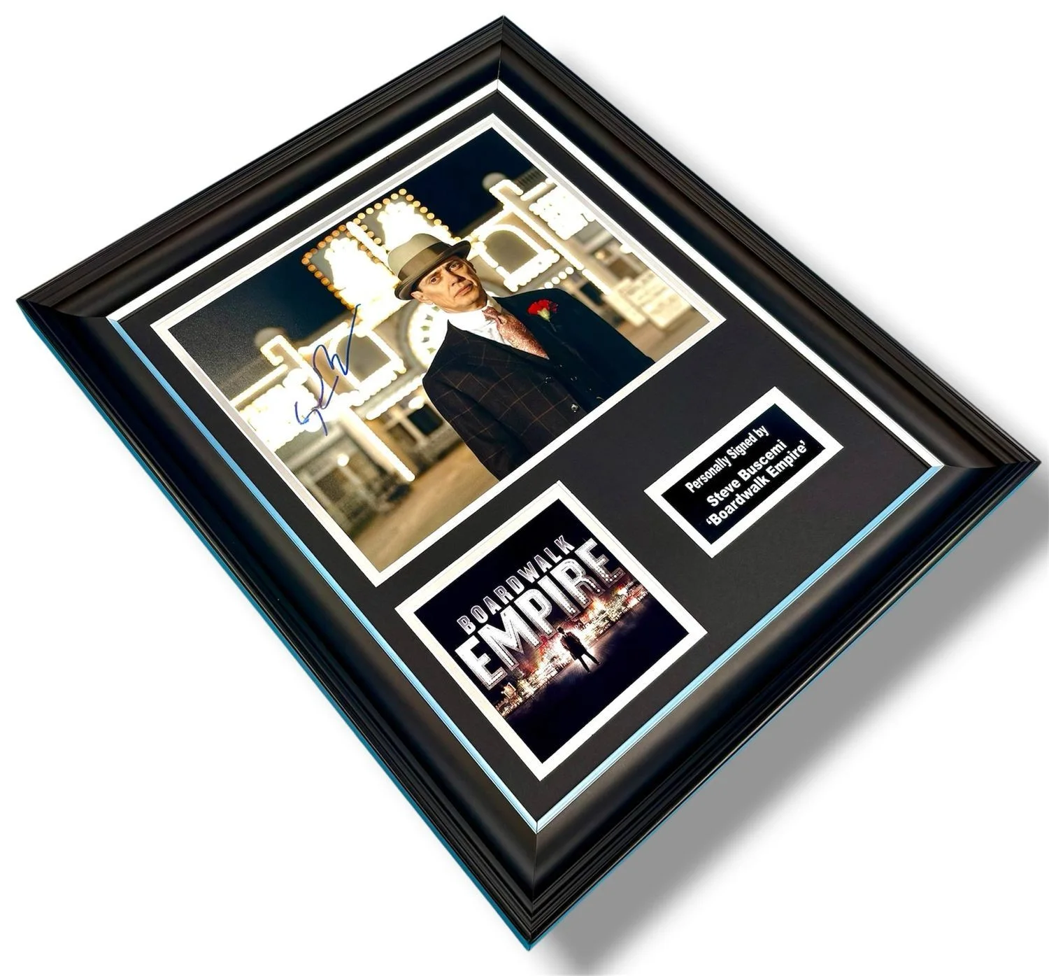Steve Buscemi Signed Photo Framed & SWAU COA Boardwalk Empire Poster Auto, image 3