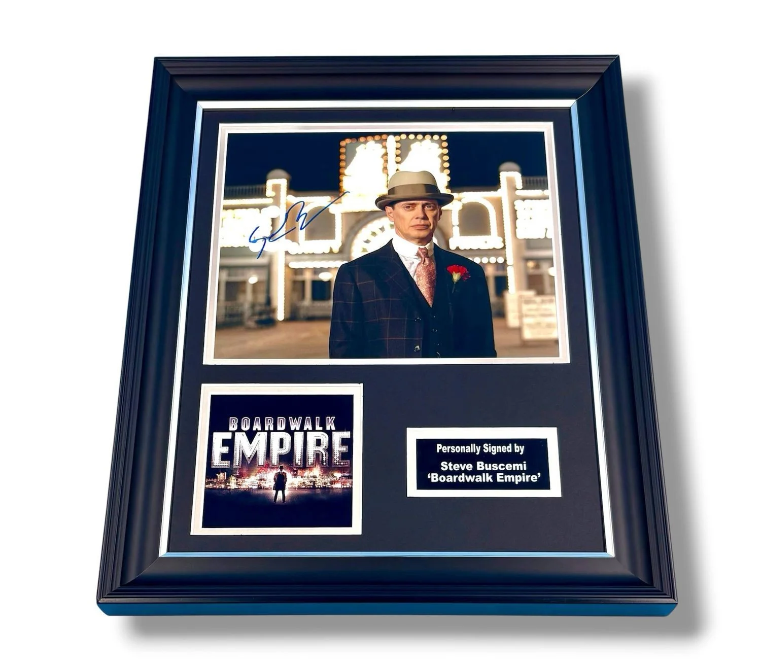 Steve Buscemi Signed Photo Framed & SWAU COA Boardwalk Empire Poster Auto, image 4
