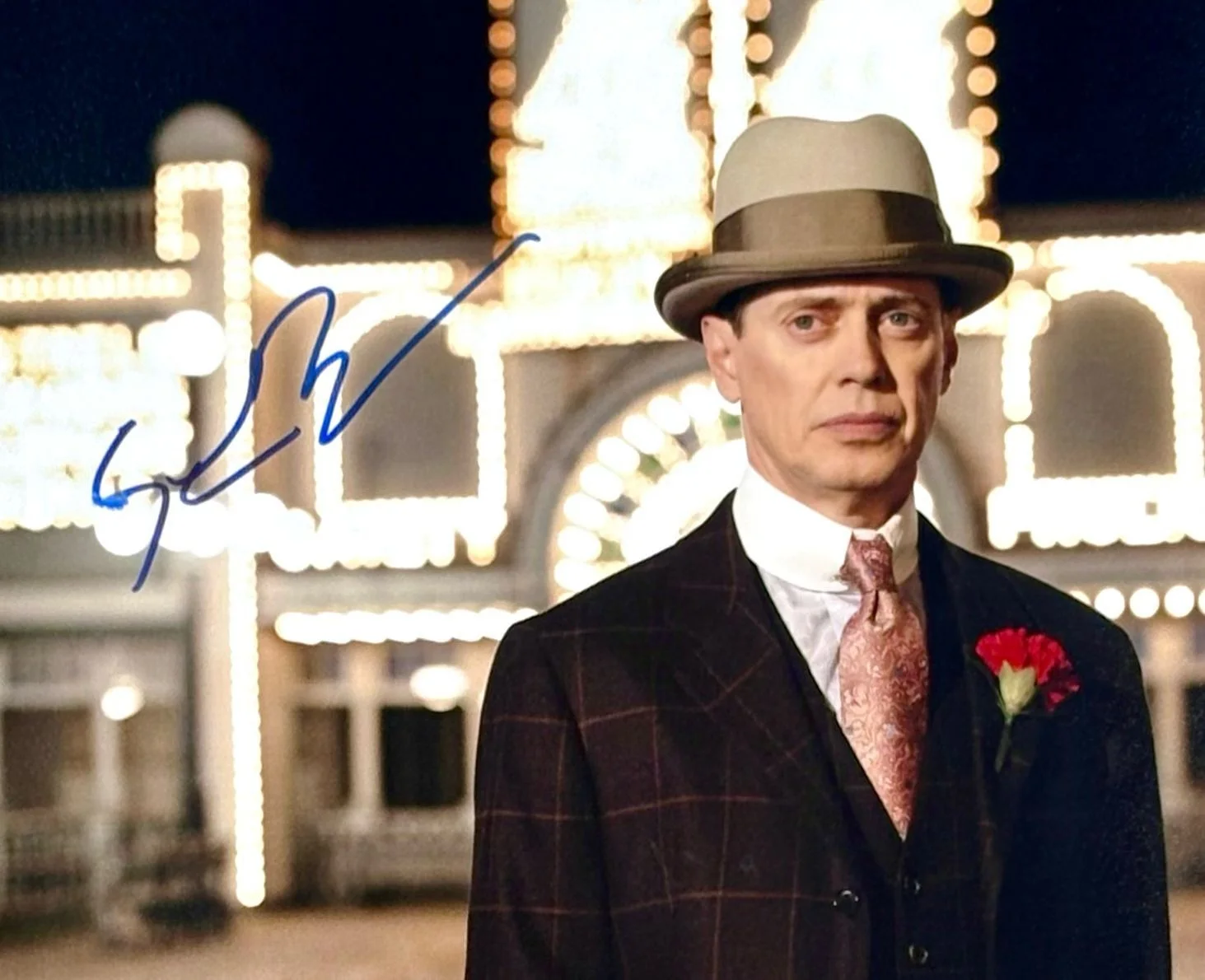Steve Buscemi Signed Photo Framed & SWAU COA Boardwalk Empire Poster Auto, image 5