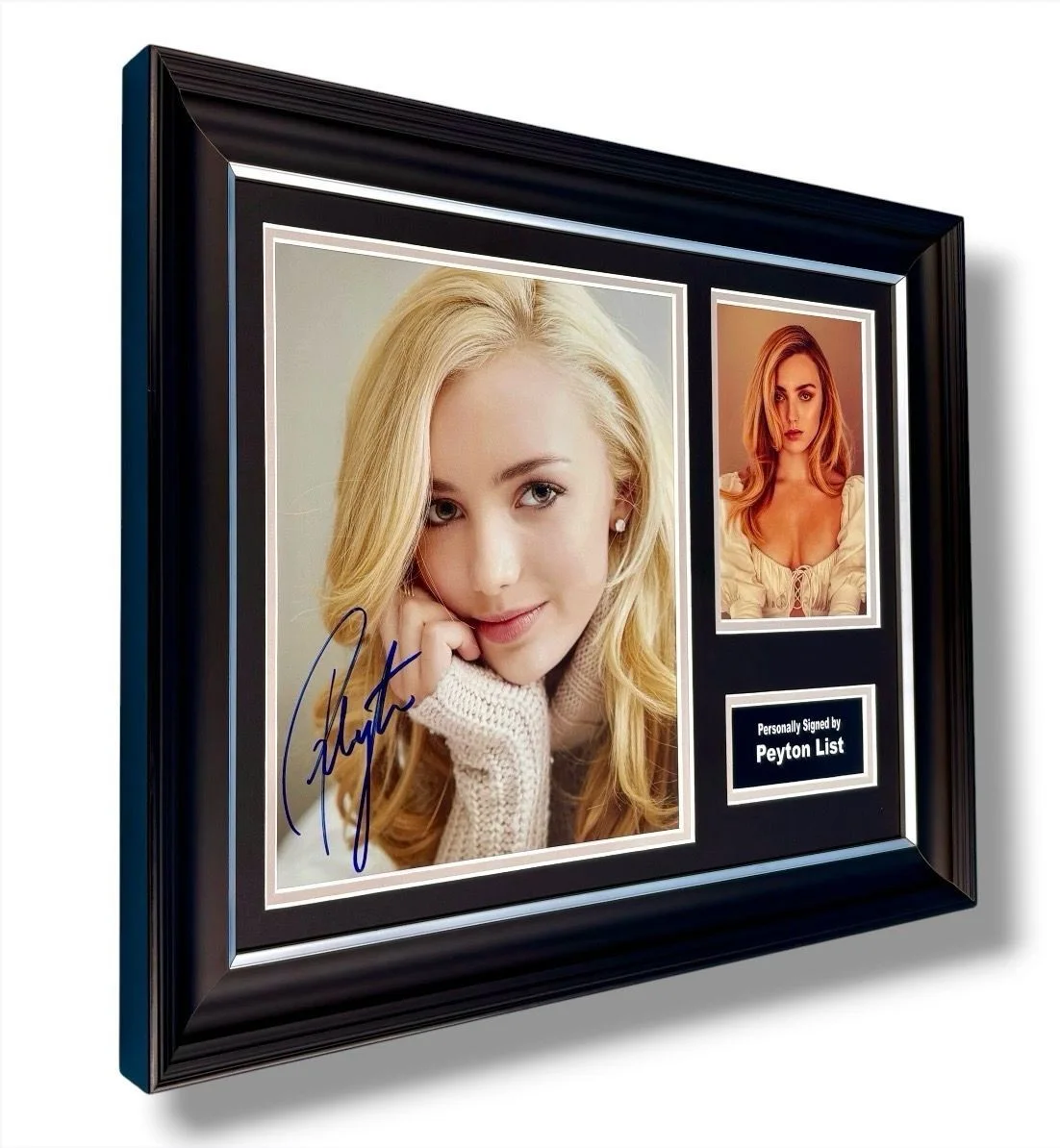 Peyton List Signed Photo Framed & COA Movie Memorabilia Autograph Auto Poster, image 2