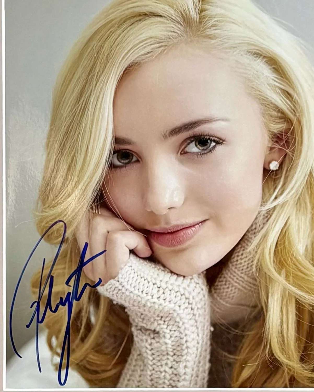 Peyton List Signed Photo Framed & COA Movie Memorabilia Autograph Auto Poster, image 5