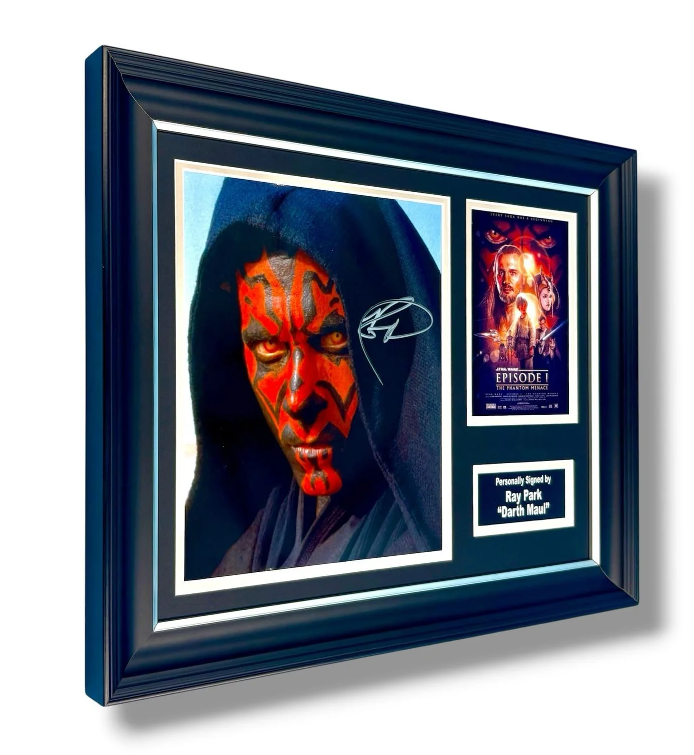 Ray Park Signed Photo Framed & COA Star Wars Poster Darth Maul Autograph Auto, изображение 2