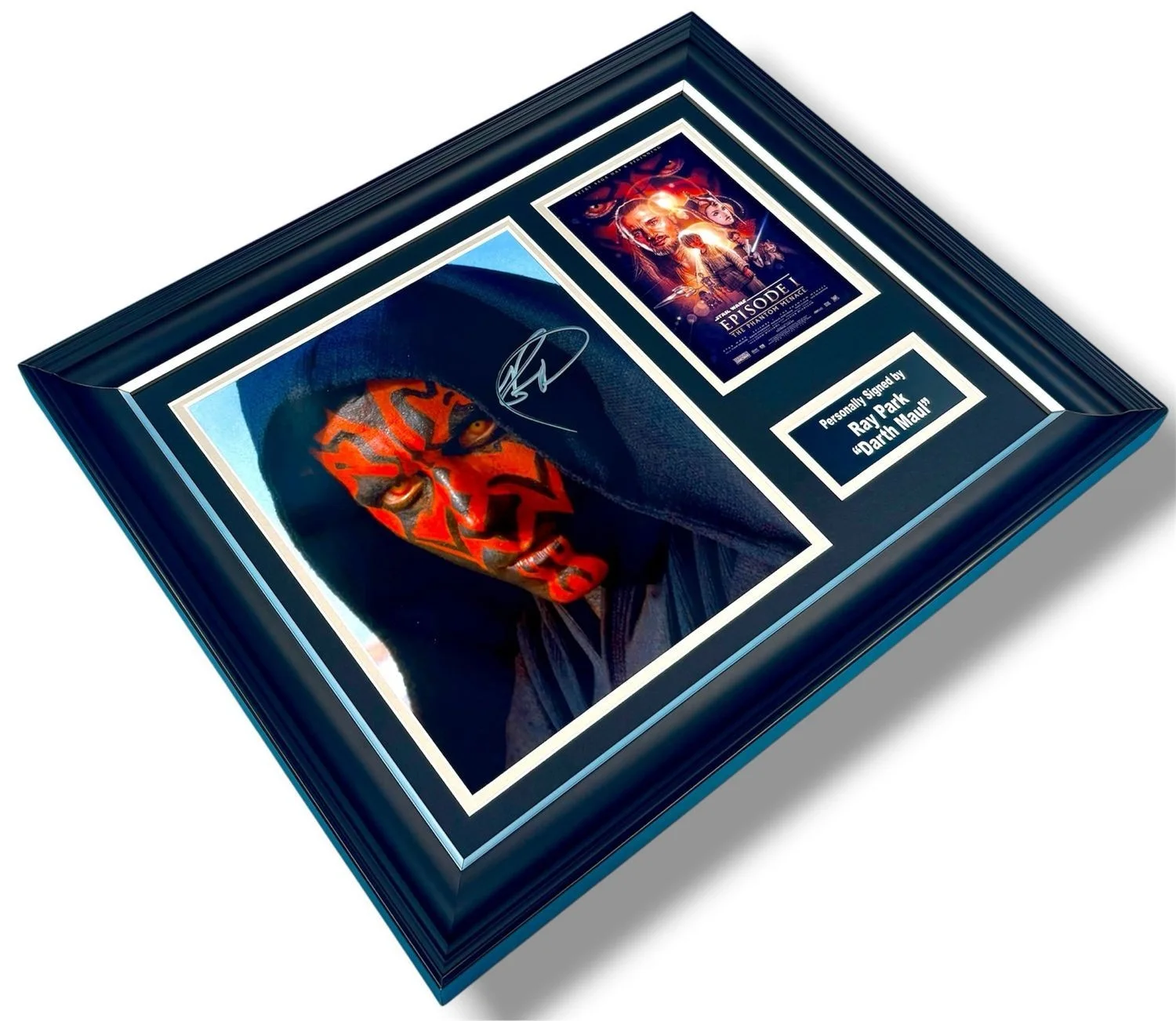 Ray Park Signed Photo Framed & COA Star Wars Poster Darth Maul Autograph Auto, изображение 3