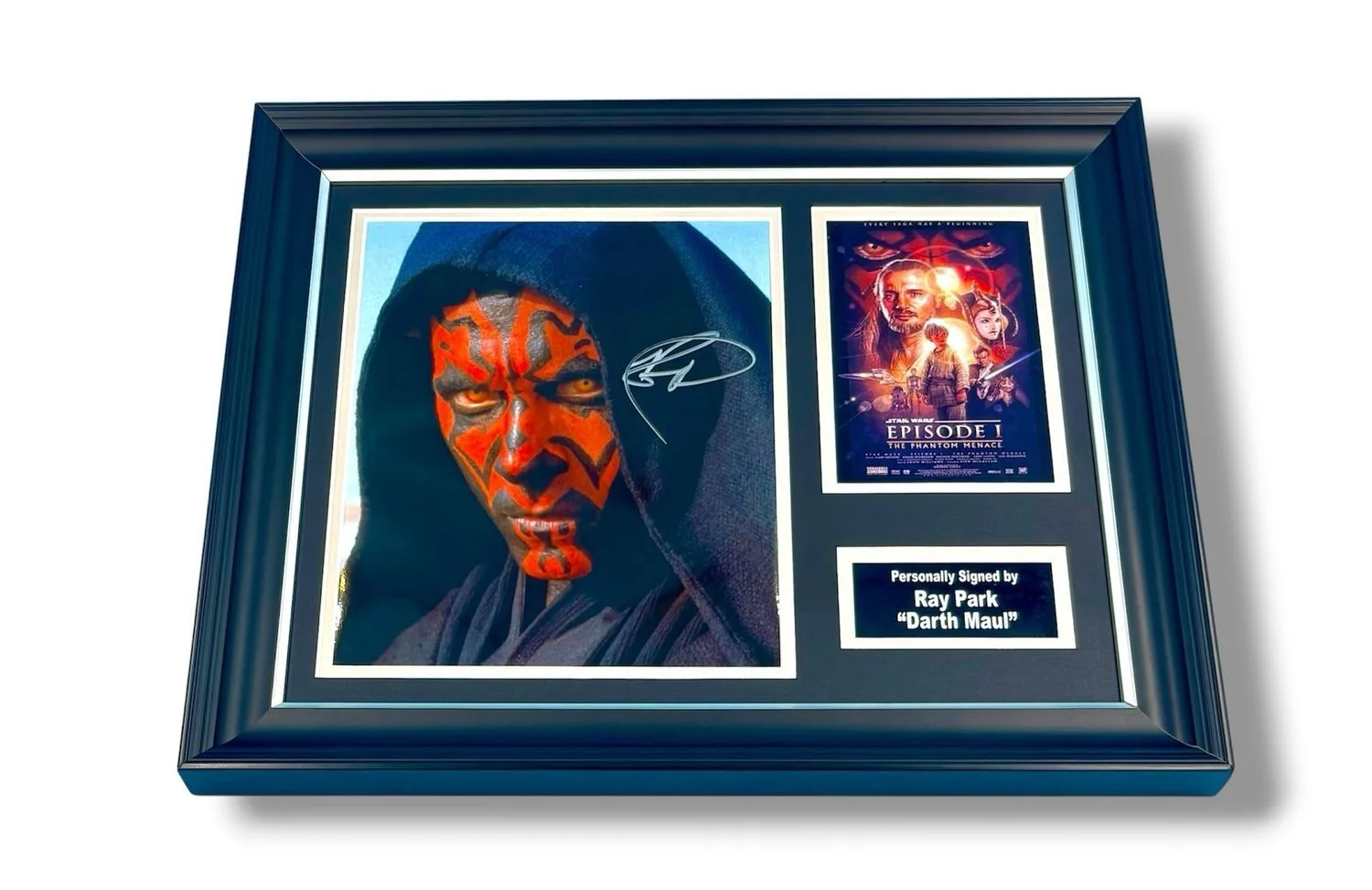 Ray Park Signed Photo Framed & COA Star Wars Poster Darth Maul Autograph Auto, изображение 4