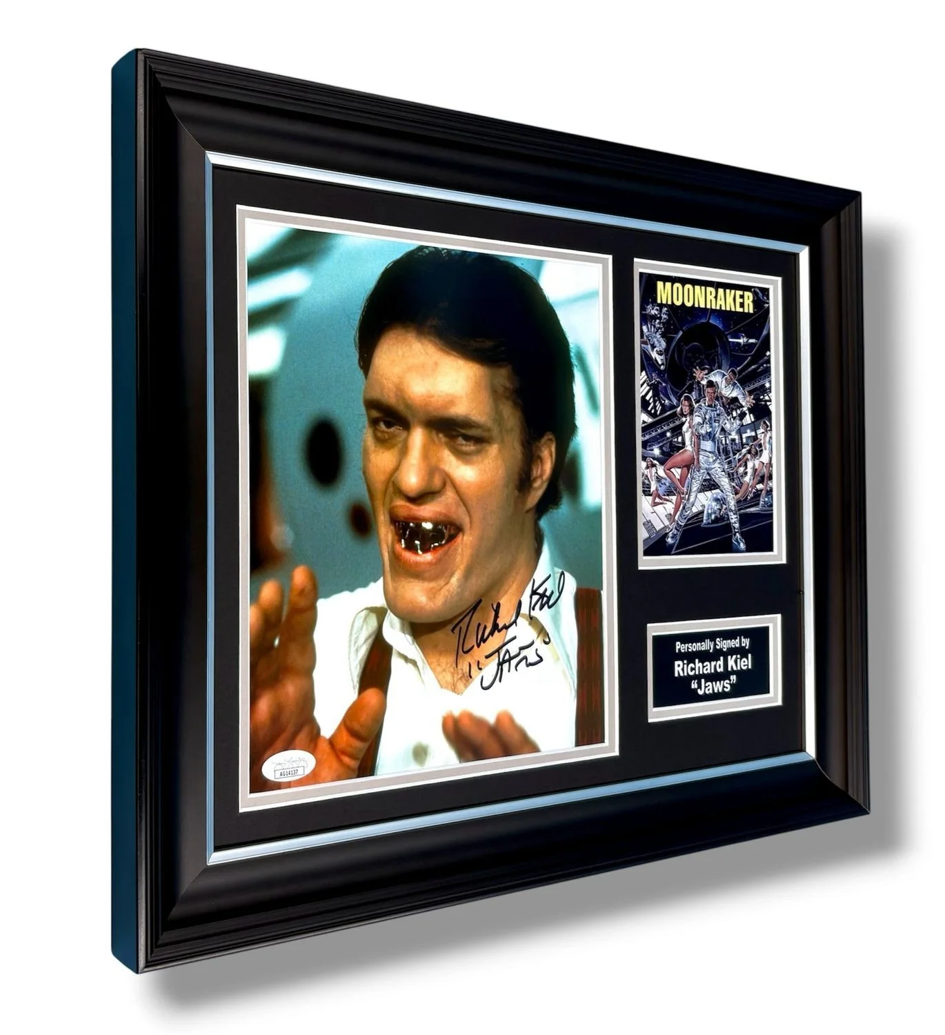 Richard Kiel Signed Photo Framed & JSA COA Moonraker Movie Poster Autograph Auto, изображение 2