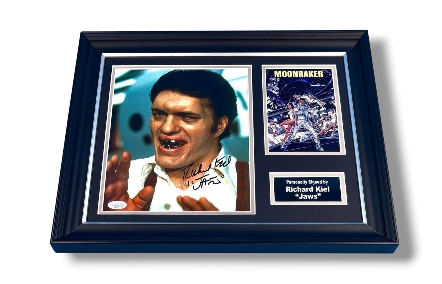 Richard Kiel Signed Photo Framed & JSA COA Moonraker Movie Poster Autograph Auto, изображение 4