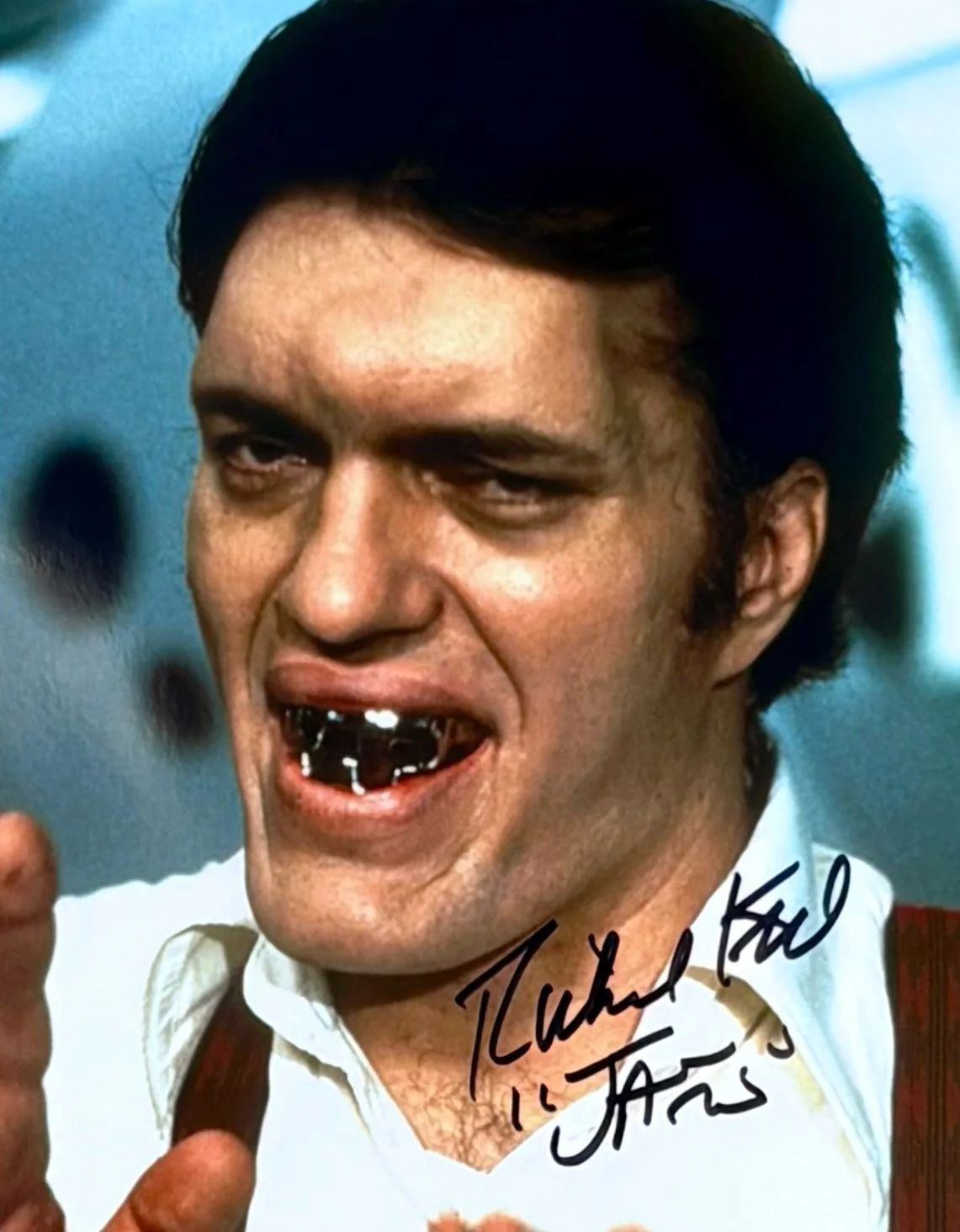 Richard Kiel Signed Photo Framed & JSA COA Moonraker Movie Poster Autograph Auto, изображение 5