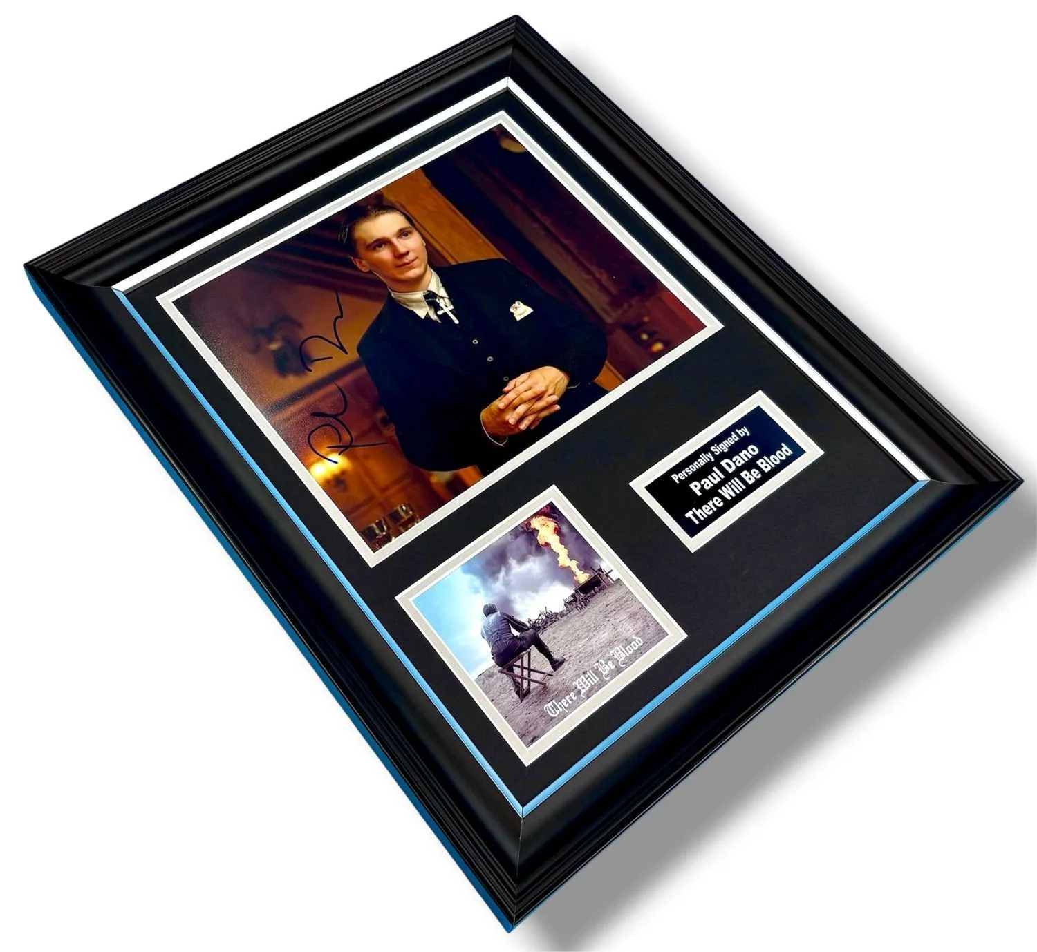 Paul Dano Signed Photo Framed & SWAU COA There Will Be Blood Movie Poster Auto, изображение 3