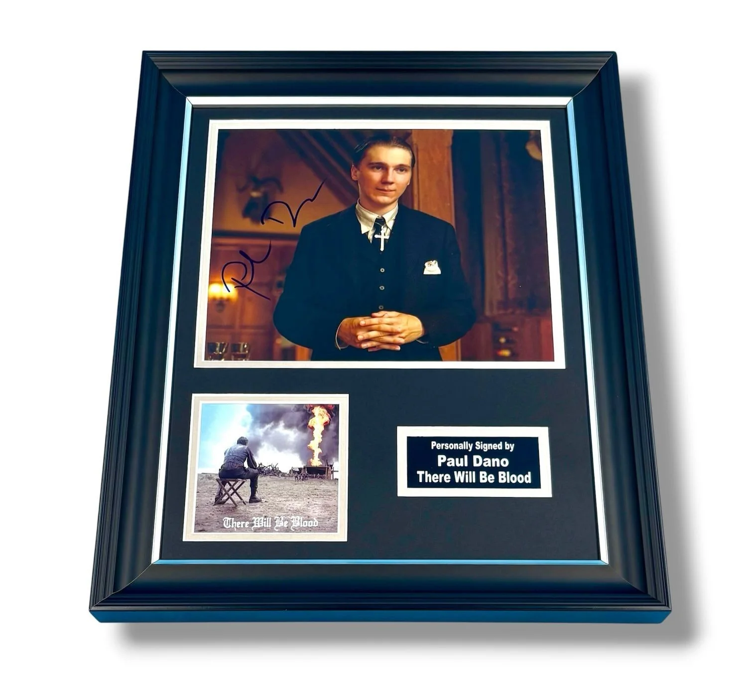 Paul Dano Signed Photo Framed & SWAU COA There Will Be Blood Movie Poster Auto, изображение 4