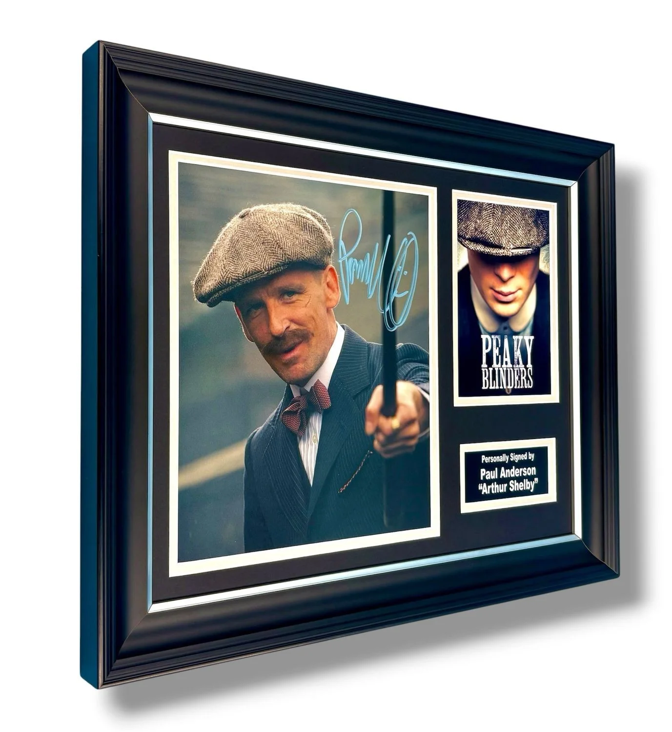 Paul Anderson Signed Photo Framed & COA Peaky Blinders Poster Autograph Auto, image 2