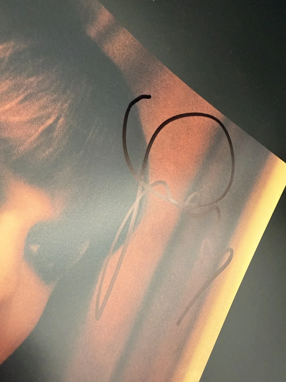 Taylor Swift MIDNIGHTS JADE GREEN with Heart Signed Vinyl Photo Insert, image 2