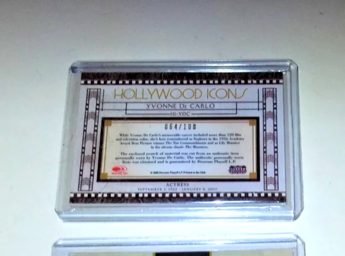 Yvonne De Carolo — Yvonne De Carlo National Treasures --1/5 Autograph & Hollywood Icons--64/100, изображение 4