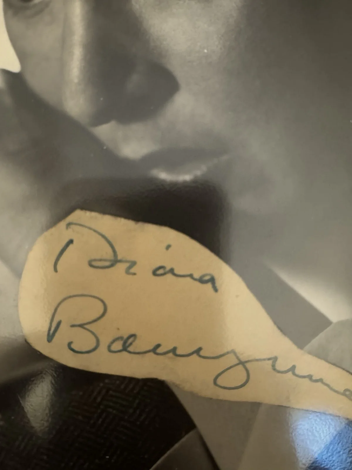 Diana Barrymore — Diana Barrymore Cut Autograph & Vintage Photo Tragic Actress Drew Barrymore Aunt, изображение 3