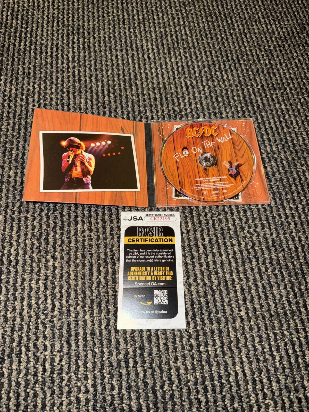Cliff Williams AC/DC Signed Autographed CD Fly On The Wall W/ JSA COA, image 4