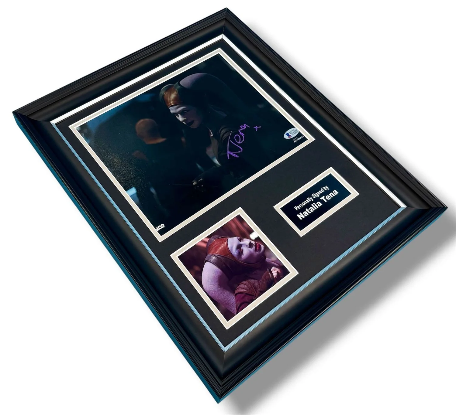 Natalia Tena Signed Photo Framed & Beckett COA Star Wars Poster Autograph Auto, изображение 3